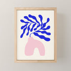 Blue Matisse Ferns II Mini Art Print Gallery Image 1
