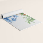 Blue and White Ginger Jar Orange Tree  Yoga Mat Gallery Image 2