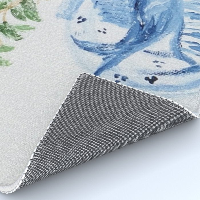 Blue and White Ginger Jar Orange Tree  Rug Gallery Image 4