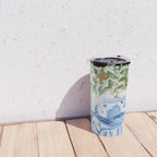 Blue and White Ginger Jar Orange Tree  Travel Mug Gallery Image 4