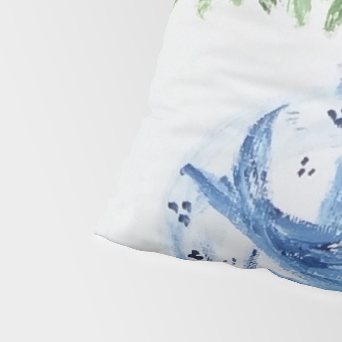 Blue and White Ginger Jar Orange Tree  Pillow Sham Gallery Image 4