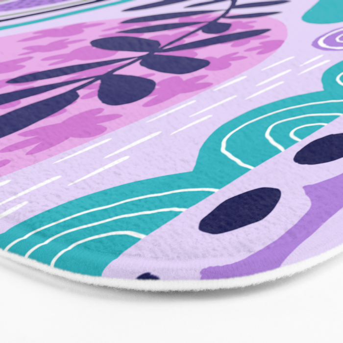 Two Pink Cheetahs Bath Mat Gallery Image 3