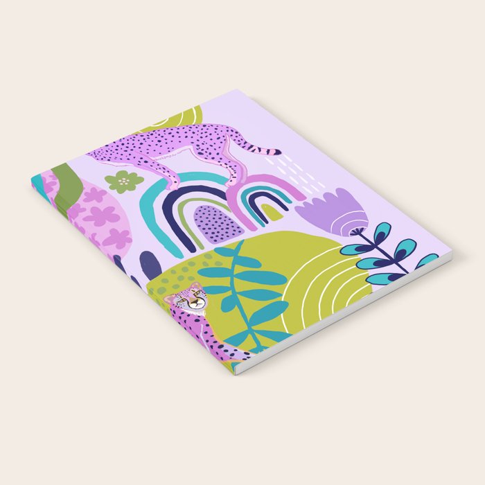 Two Pink Cheetahs Notebook Gallery Image 2