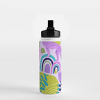 Two Pink Cheetahs Water Bottle Gallery Image 2