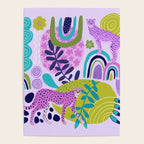 Two Pink Cheetahs Poster Gallery Image 4