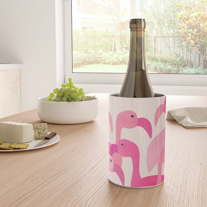 Florida Flamingos Wine Chiller Gallery Image 4