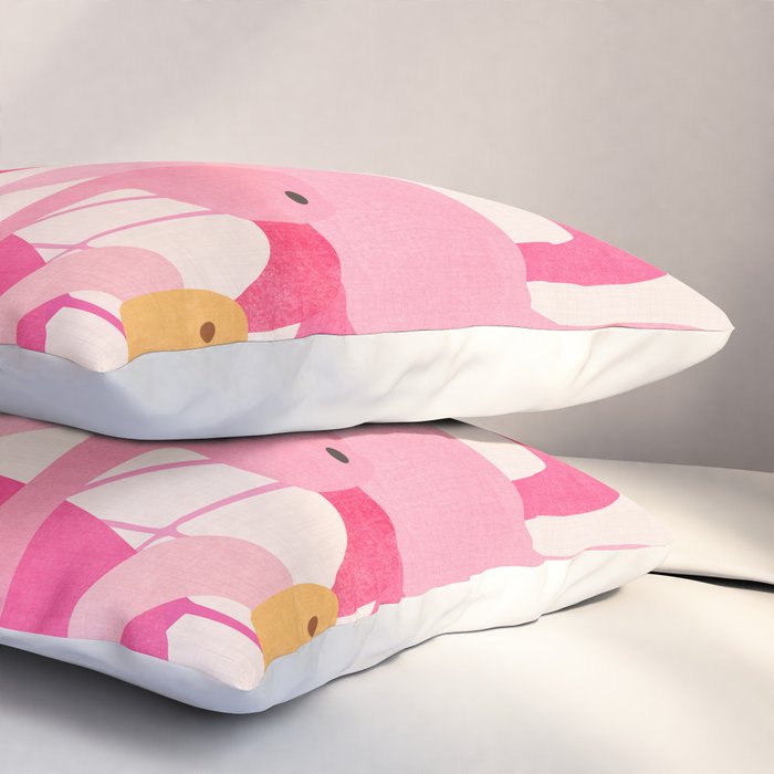 Florida Flamingos Pillow Sham Gallery Image 3