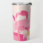 Florida Flamingos Travel Mug Gallery Image 2