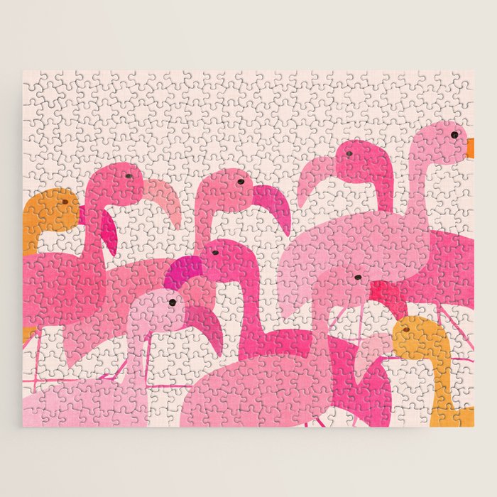Florida Flamingos Jigsaw Puzzle Gallery Image 1