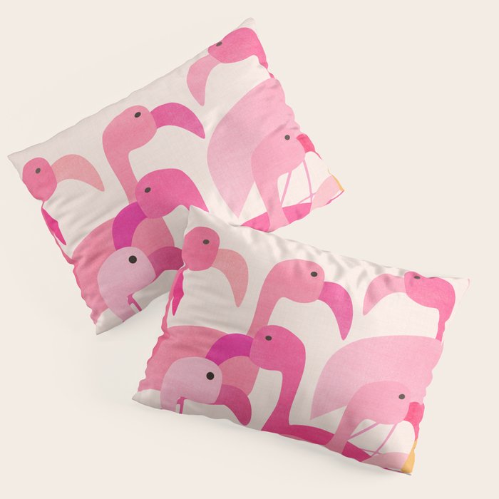 Florida Flamingos Pillow Sham Gallery Image 3
