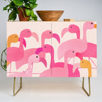 Florida Flamingos Credenza Gallery Image 1