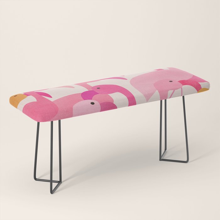 Florida Flamingos Bench Gallery Image 1