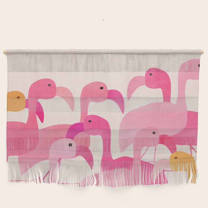 Florida Flamingos Wall Hanging Gallery Image 1
