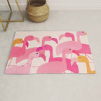 Florida Flamingos Rug Gallery Image 1
