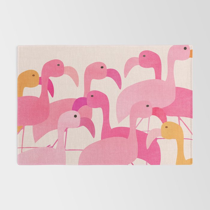 Florida Flamingos Rug Gallery Image 2