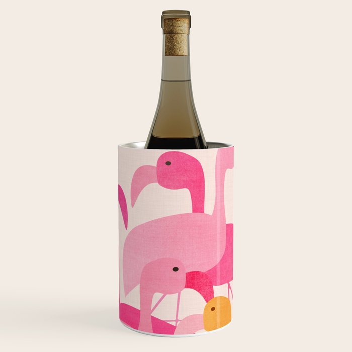 Florida Flamingos Wine Chiller Gallery Image 3