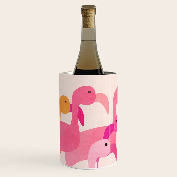 Florida Flamingos Wine Chiller Gallery Image 2