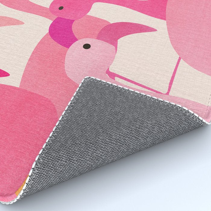 Florida Flamingos Rug Gallery Image 4