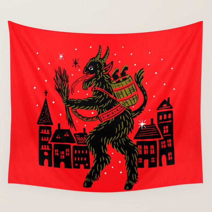 Krampus Wall Tapestry Gallery Image 4
