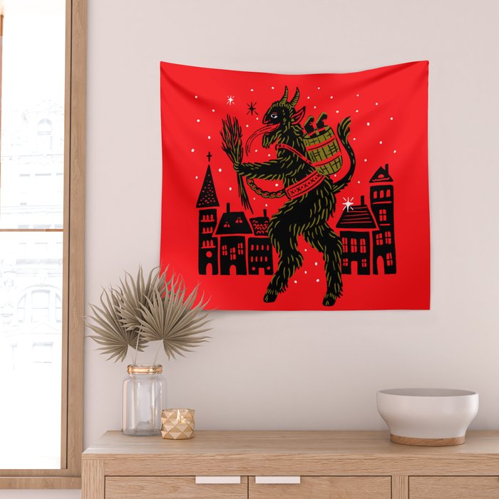 Krampus Wall Tapestry Gallery Image 2