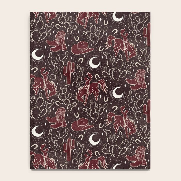 Cowboys and Cacti - manzanita brown Notebook Gallery Image 4