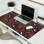 Cowboys and Cacti - manzanita brown Desk Mat Gallery Image 2