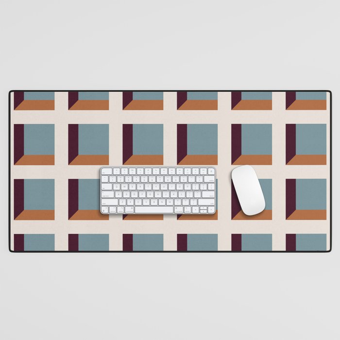 Minimalist 3D Pattern XVIII Desk Mat Gallery Image 1