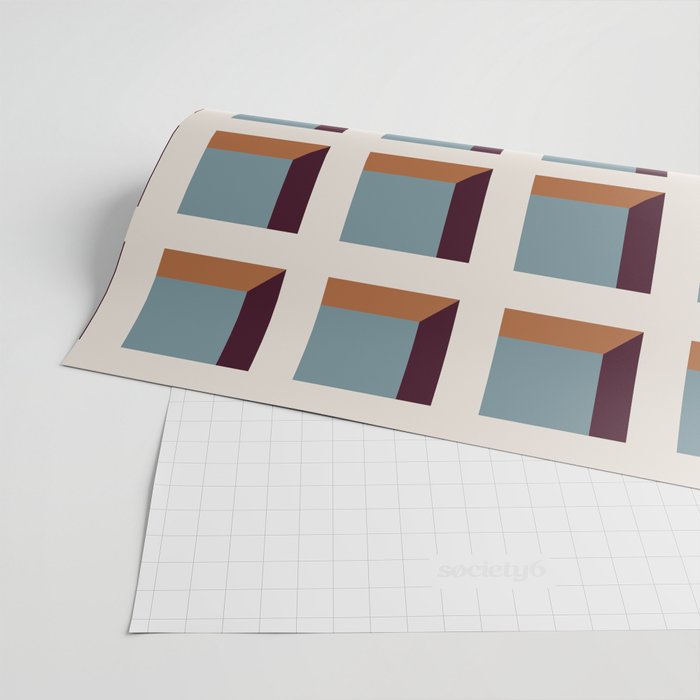 Minimalist 3D Pattern XVIII Wrapping Paper Gallery Image 2