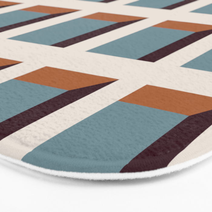 Minimalist 3D Pattern XVIII Bath Mat Gallery Image 3