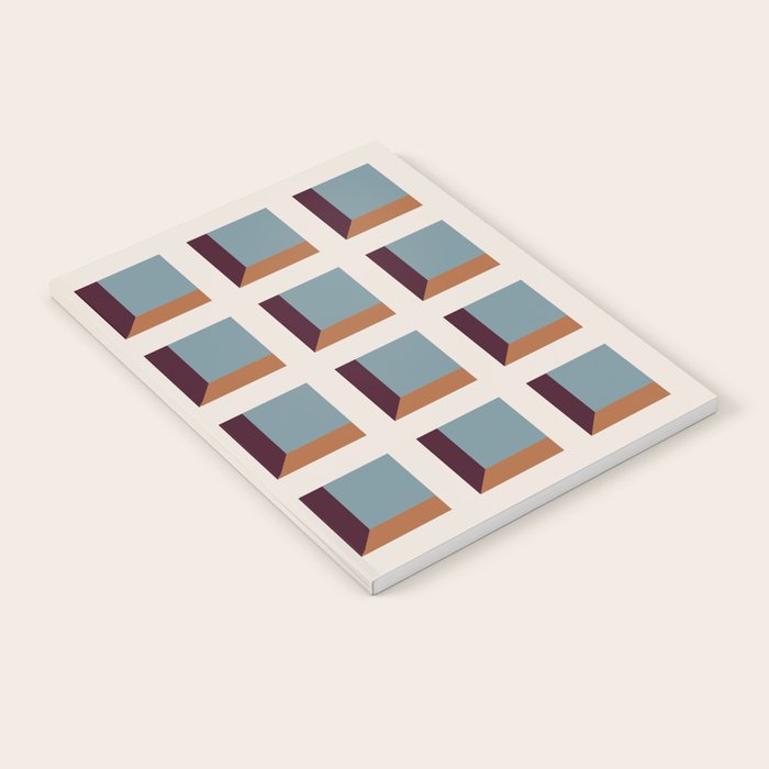 Minimalist 3D Pattern XVIII Notebook Gallery Image 2