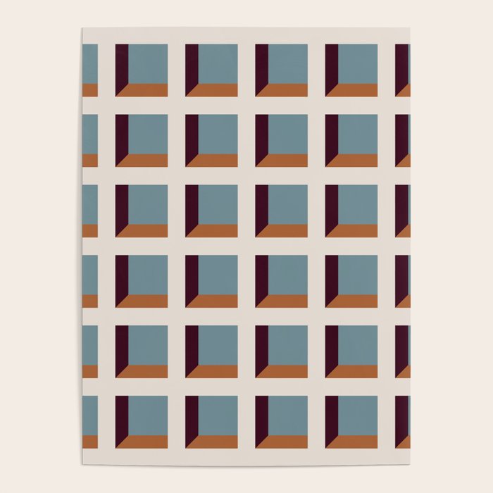 Minimalist 3D Pattern XVIII Poster Gallery Image 4