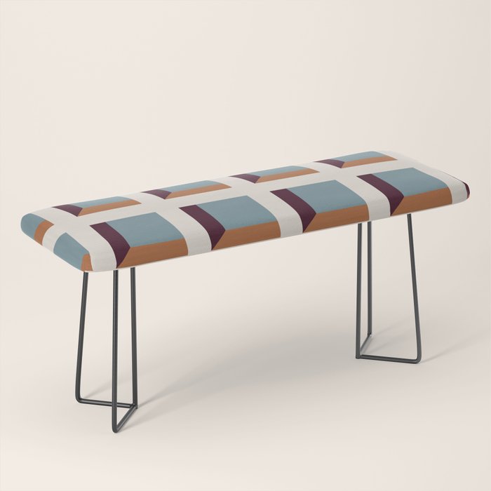 Minimalist 3D Pattern XVIII Bench Gallery Image 1
