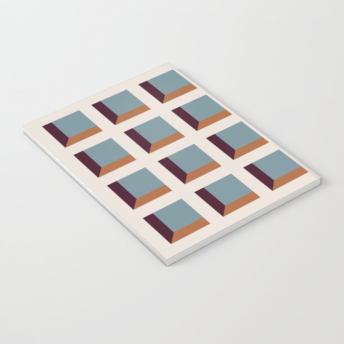Minimalist 3D Pattern XVIII Notebook Gallery Image 3