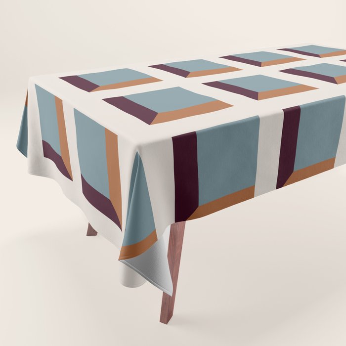 Minimalist 3D Pattern XVIII Tablecloth Gallery Image 1