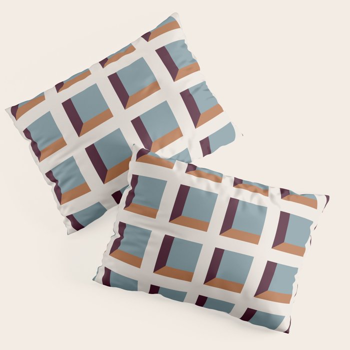 Minimalist 3D Pattern XVIII Pillow Sham Gallery Image 3
