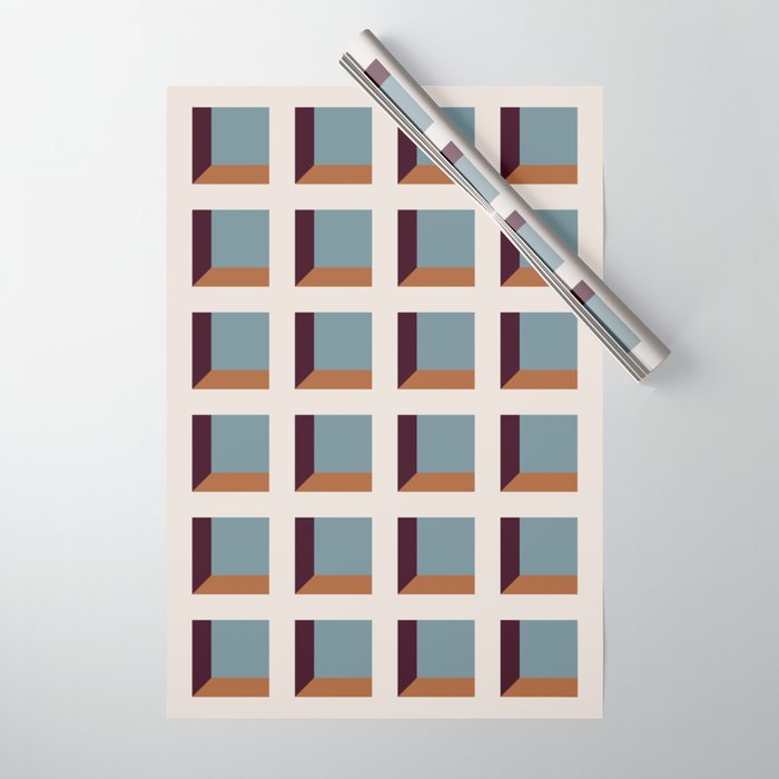 Minimalist 3D Pattern XVIII Wrapping Paper Gallery Image 1