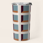 Minimalist 3D Pattern XVIII Travel Mug Gallery Image 2