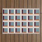 Minimalist 3D Pattern XVIII Outdoor Rug Gallery Image 1