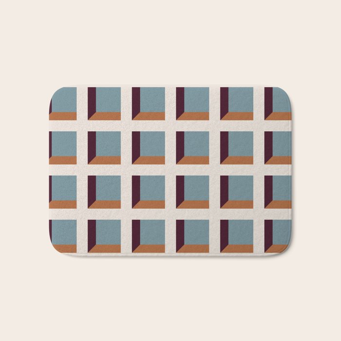 Minimalist 3D Pattern XVIII Bath Mat Gallery Image 1