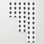 DÃ­a de Muertos Calavera â¢ Mexican Sugar Skull - Black Palette Wallpaper Gallery Image 3