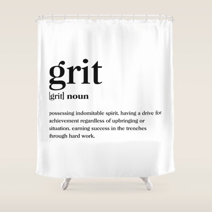Grit Definition Shower Curtain Gallery Image 1