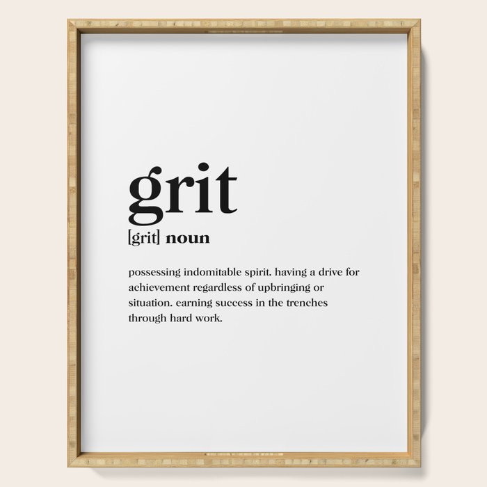 Grit Definition Serving Tray Gallery Image 1
