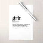 Grit Definition Wrapping Paper Gallery Image 1