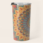 Jewel Mandala - Mandala Art Travel Mug Gallery Image 3