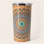 Jewel Mandala - Mandala Art Travel Mug Gallery Image 1