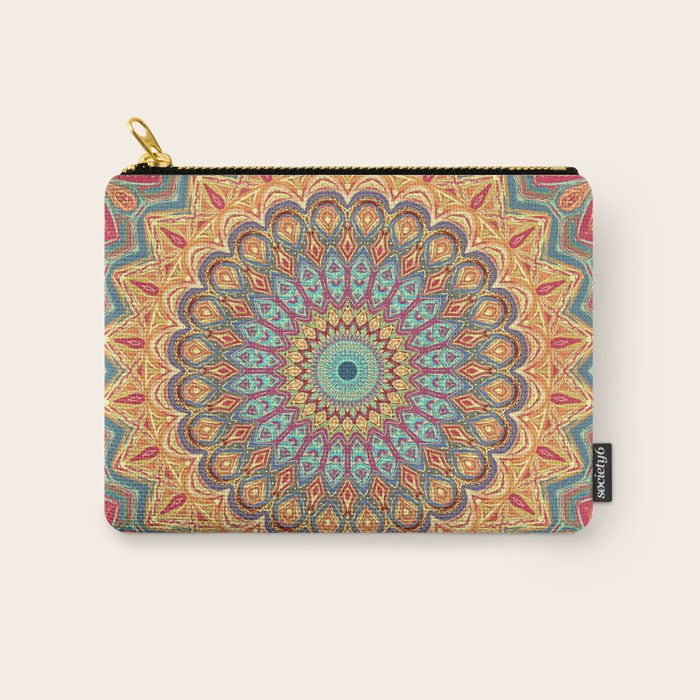 Jewel Mandala - Mandala Art Carry All Pouch Gallery Image 1