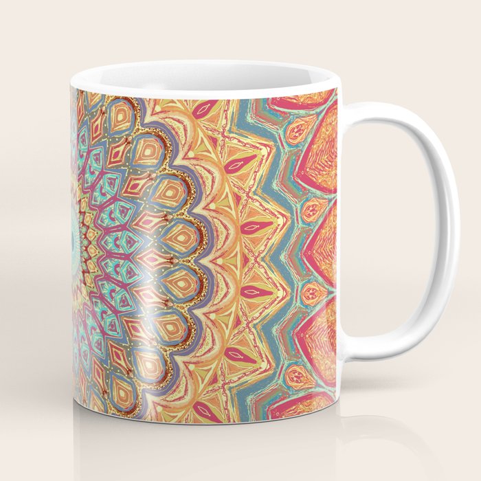 Jewel Mandala - Mandala Art Coffee Mug Gallery Image 1
