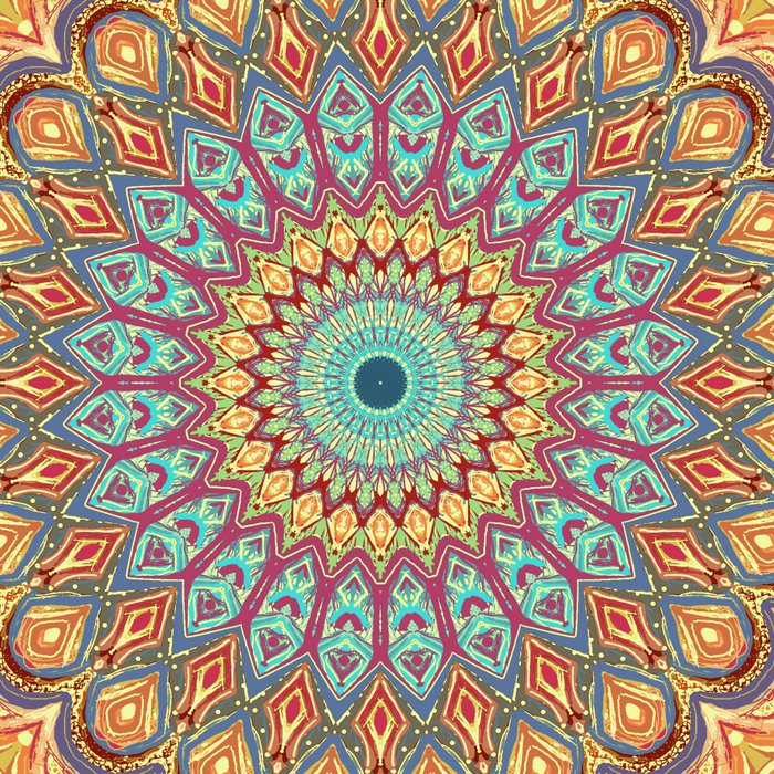 Jewel Mandala - Mandala Art Coffee Mug Gallery Image 2