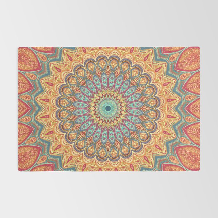Jewel Mandala - Mandala Art Rug Gallery Image 2