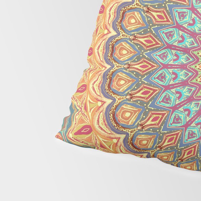 Jewel Mandala - Mandala Art Pillow Sham Gallery Image 4